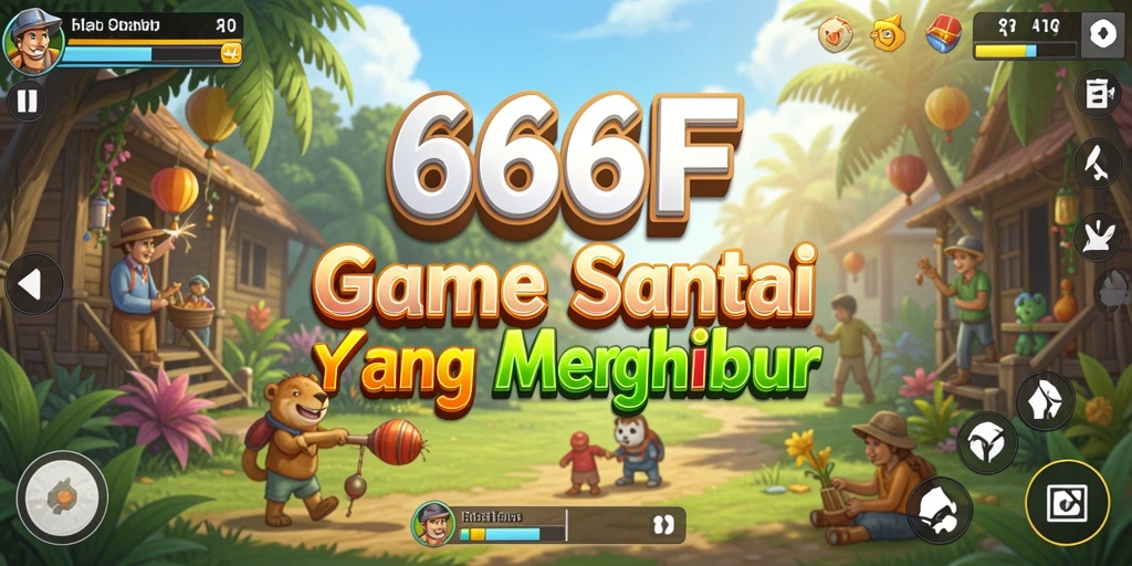Tampilan gameplay 666F yang penuh warna dan menarik.