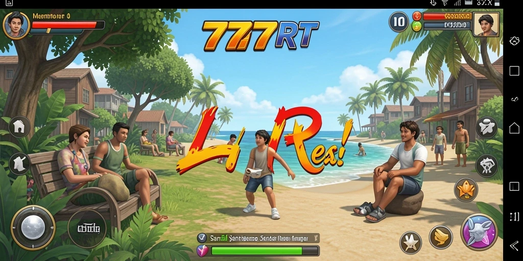 Tampilan menarik dari gameplay 777RT yang menghibur.