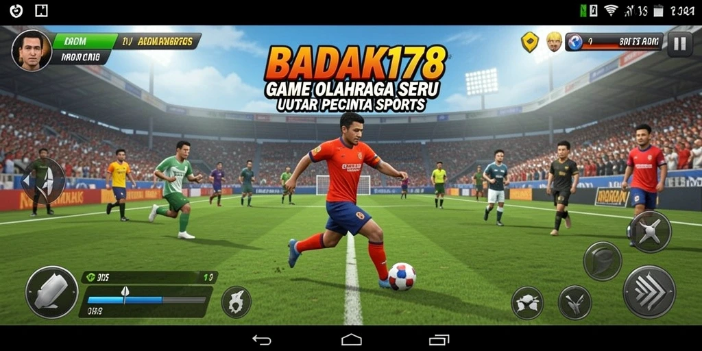 Tampilan gameplay seru dari BADAK178 yang penuh aksi olahraga.