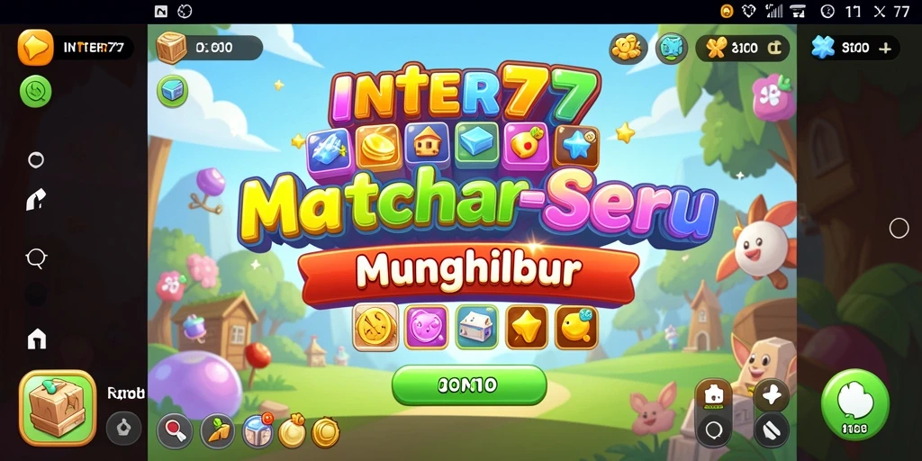 Tampilan menarik dari gameplay INTER77 dengan elemen match-3 yang mengasyikkan.