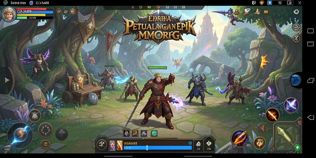 Tampilan gameplay memukau di dunia OJA89 yang penuh petualangan.
