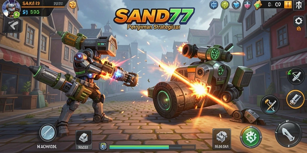 Gameplay seru dengan strategi mendalam di SAND77.