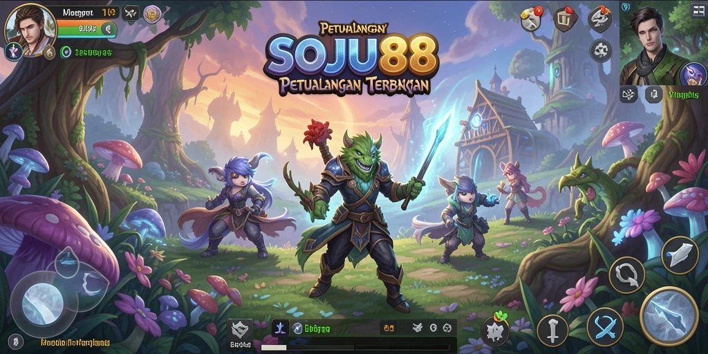 Gameplay menarik dalam dunia terbuka SOJU88 dengan grafis menawan.