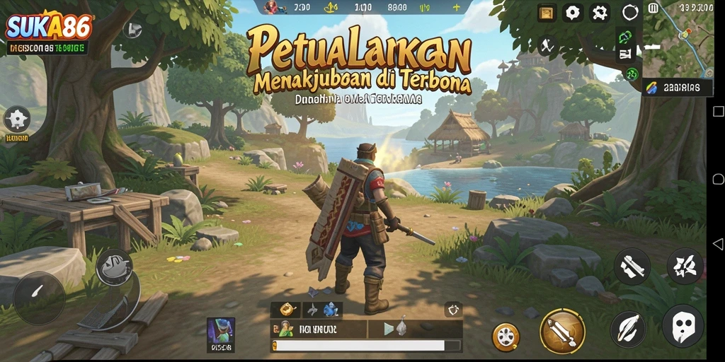 Tampilan menarik dari permainan Open World SUKA86.