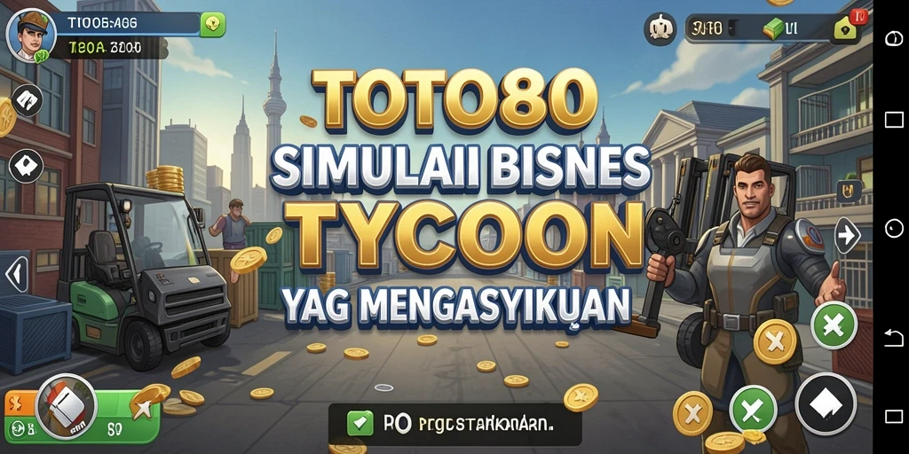 Tampilan menarik dari gameplay Tycoon TOTO80.