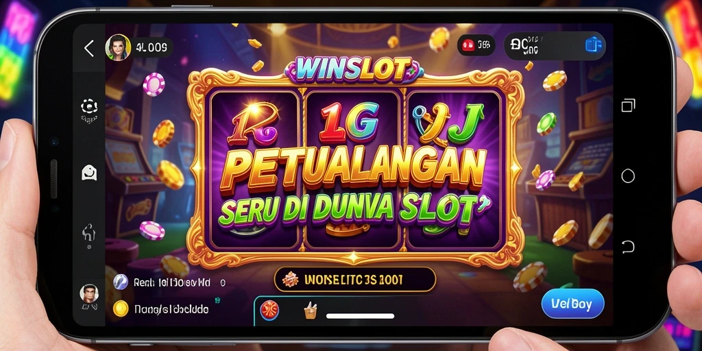 Tampilan gameplay WINSLOT yang mendebarkan dan penuh warna.