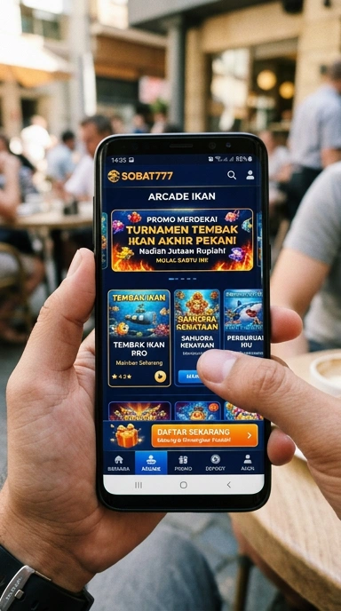 Tampilan kategori aplikasi di sobat777.